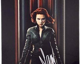 Scarlett Johansson Signed Black Widow Photo +CoA