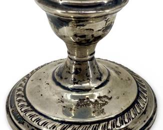 Weighted Sterling N.S. Silver Candlestick