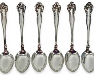 6pc Sterling Silver Spoon Collection