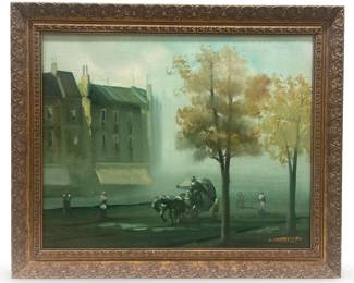 Signed Jose Luis Campuzano Oil on Canvas