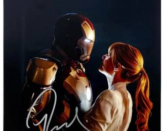 Robert Downey Jr. Signed Tony & Pepper Photo +CoA