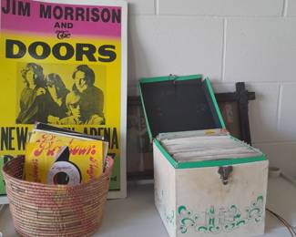 Records, posters and record cases