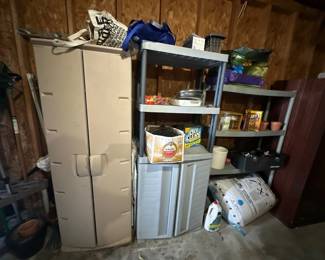 Storage cabinets & shelves, gardening supplies