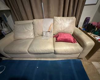 Leather couch
