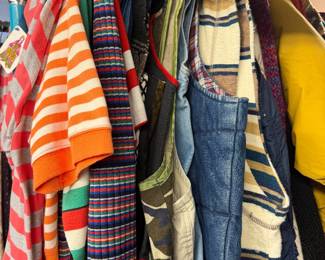Vests and striped shirts