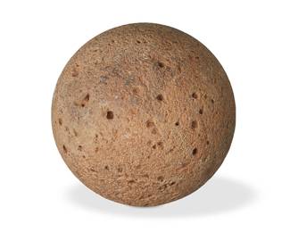 185 A Hawaiian stone game ball Hawaiian Islands Diameter 4 in. Estimate: $800 - $1,200