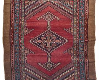 298 A Serab rug Circa 1925; Northwest Iran Wool on wool foundation 6 ft. 7 in. x 5 ft. 5 in. approximately Estimate: $400 - $600