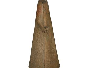 383 Philip Jackson (b. 1944) "Pope Joan", circa 1999 Patinated bronze Edition: 7/8 Impressed with edition and signed in the casting: JACKSON Height 20 in., width 7 5/8 in., depth 6 1/4 in. Estimate: $1,000 - $1,500