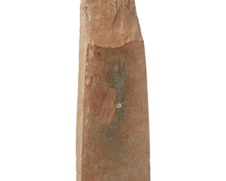 190 A large Hawaiian stone adze blade Hawaiian Islands Length 12 3/4 in., width 4 in. Estimate: $2,000 - $3,000