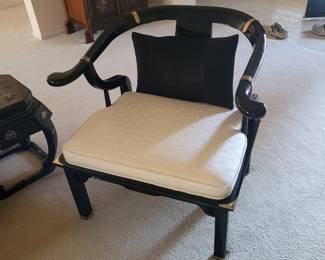 There are two matching chairs 