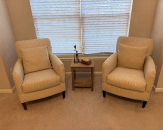 Matching pair of armchairs