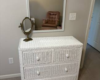 Wicker dresser