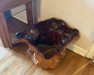 Petrified wood magazine holder per seller