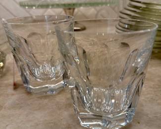 Baccarat crystal glasses