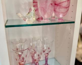 Hand blown glassware