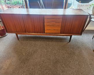 vintage 50's teak dresser