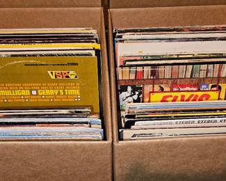 Boxes of lp's