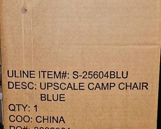 Camping chair new in box