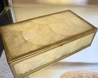 Capiz shell box