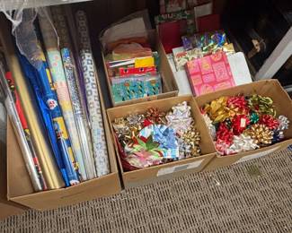 Gift wrapping supplies
