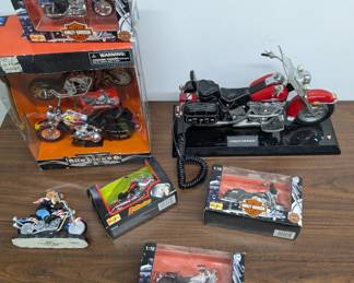 Motorcycle Toys and Harley-Davidson Phone
