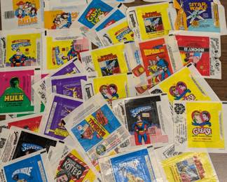 Vintage Wax Pack Wrappers