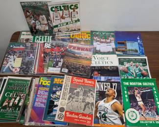 Sports Programs - Lots Of Celtics!