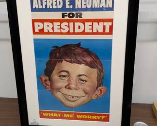 Mad Magazine / Alfred E Neuman Framed Poster