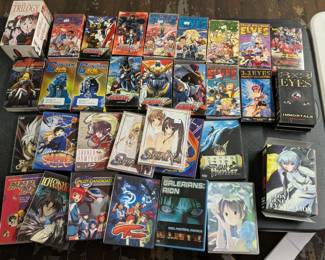 Huge Lot of Anime / Manga VHS