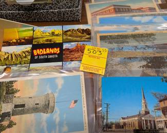 South Dakota Postcard Lot - HUNDREDS
