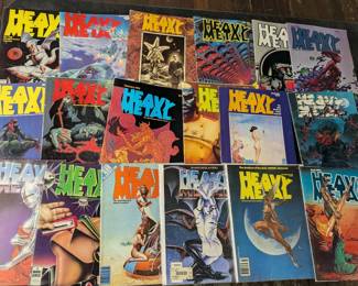 Heavy Metal Magazine Lot