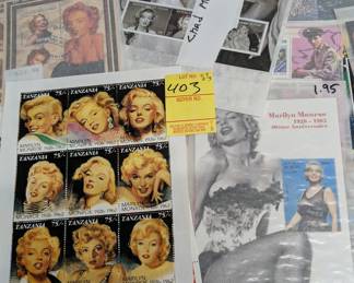 Marilyn Monroe Collection of Stamps