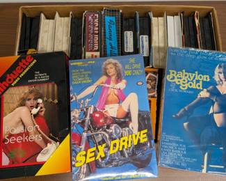 Adult VHS Tapes - Big Box Editions