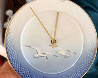 Bing & Grondahl seagull limited edition anniversary clock