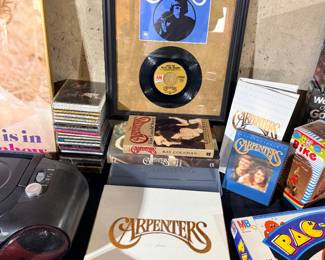 Carpenters framed A&M Bless the Beasts & Children vinyl and sleeve
