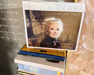 Autographed Petula Clark cd