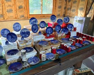 Bing & Grondahl annual Christmas plates and annual bells