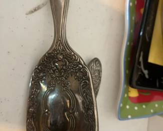 silver brush comb set