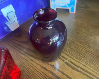 Red Vase