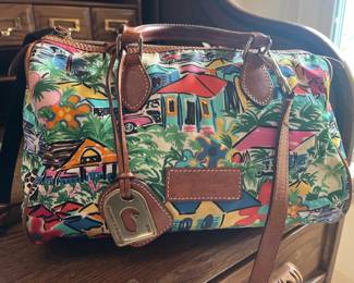 DB colorul tropical island print satched