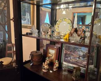 Here are a series of pictures of the contents of Dracula's cabinets.  That is what I am calling them now.  Diane calls them something else on the tag, but yeah.  Totally Dracula cabinets.