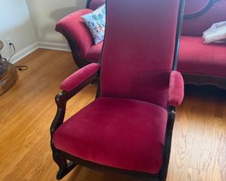 Victorian Swan Rocker
