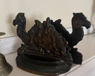 Brass Camel Book Ends