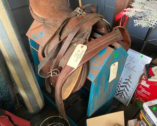 English saddle $30 stand $25