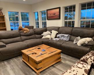 5 pc sectional w/ 4 recliners $1200