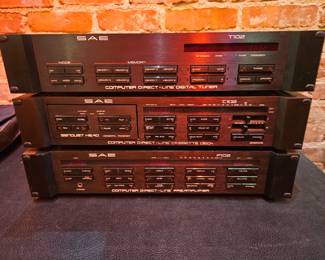 SAE Cassette Deck, PreAmp & Tuner