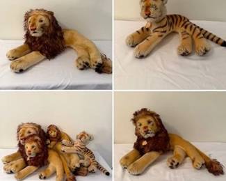 Steiff Plush Lion and Tiger Collection GBMG 4 image