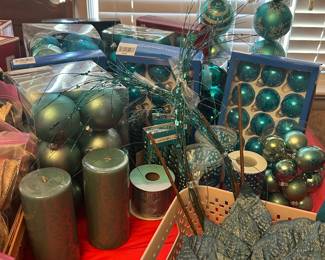 The Teal Christmas Tree Collection to fully decorate a tree!