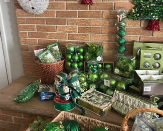 The Bright Green Christmas Tree Collection to fully decorate a tree!
