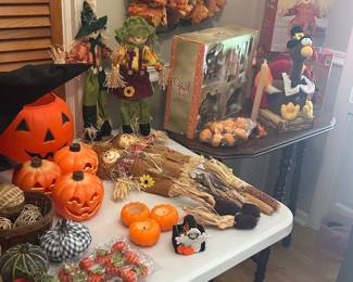 Fall Decor, Village, Wreaths
